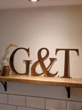 Load image into Gallery viewer, G & T - Rusty Letters