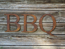 Load image into Gallery viewer, BBQ - Rusty Letters