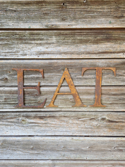 EAT - Rusty Letters