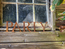 Load image into Gallery viewer, PARTY - Rusty Letters