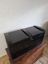 Load image into Gallery viewer, Antique Ebonised & Mahogany Engineers/Collectors Chest/Box