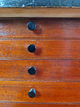 Load image into Gallery viewer, Antique Ebonised & Mahogany Engineers/Collectors Chest/Box