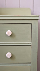 Hand Painted Vintage Chest of Drawers