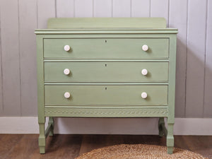 Hand Painted Vintage Chest of Drawers