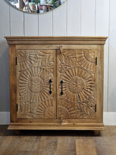 Load image into Gallery viewer, Carved Soild Wooden Cupboard