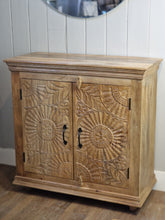 Load image into Gallery viewer, Carved Soild Wooden Cupboard