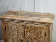 Load image into Gallery viewer, Carved Soild Wooden Cupboard