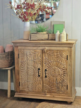 Load image into Gallery viewer, Carved Soild Wooden Cupboard