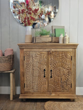 Load image into Gallery viewer, Carved Soild Wooden Cupboard