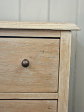 Load image into Gallery viewer, Vintage White Washed Soild Oak Chest of Drawers