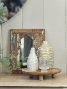 Neutral Ceramic Bobble Vase