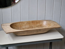 Load image into Gallery viewer, Antique Wooden Dough Bowl
