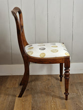 Load image into Gallery viewer, Rosewood Antique & Re-Upholstered Balloon Back Chair