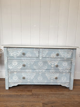 Load image into Gallery viewer, Hand Painted Vintage Chest of Drawers