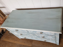Load image into Gallery viewer, Hand Painted Vintage Chest of Drawers