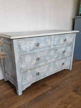 Load image into Gallery viewer, Hand Painted Vintage Chest of Drawers