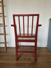 Load image into Gallery viewer, Painted & Reupholstered George 111 Mahogany Open Armchair