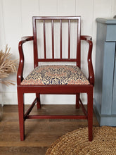 Load image into Gallery viewer, Painted & Reupholstered George 111 Mahogany Open Armchair