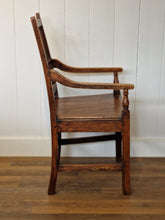 Load image into Gallery viewer, Early 19th Century Oak & Elm Open Armchair
