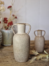 Load image into Gallery viewer, Latte Ceramic Double Handled Vase