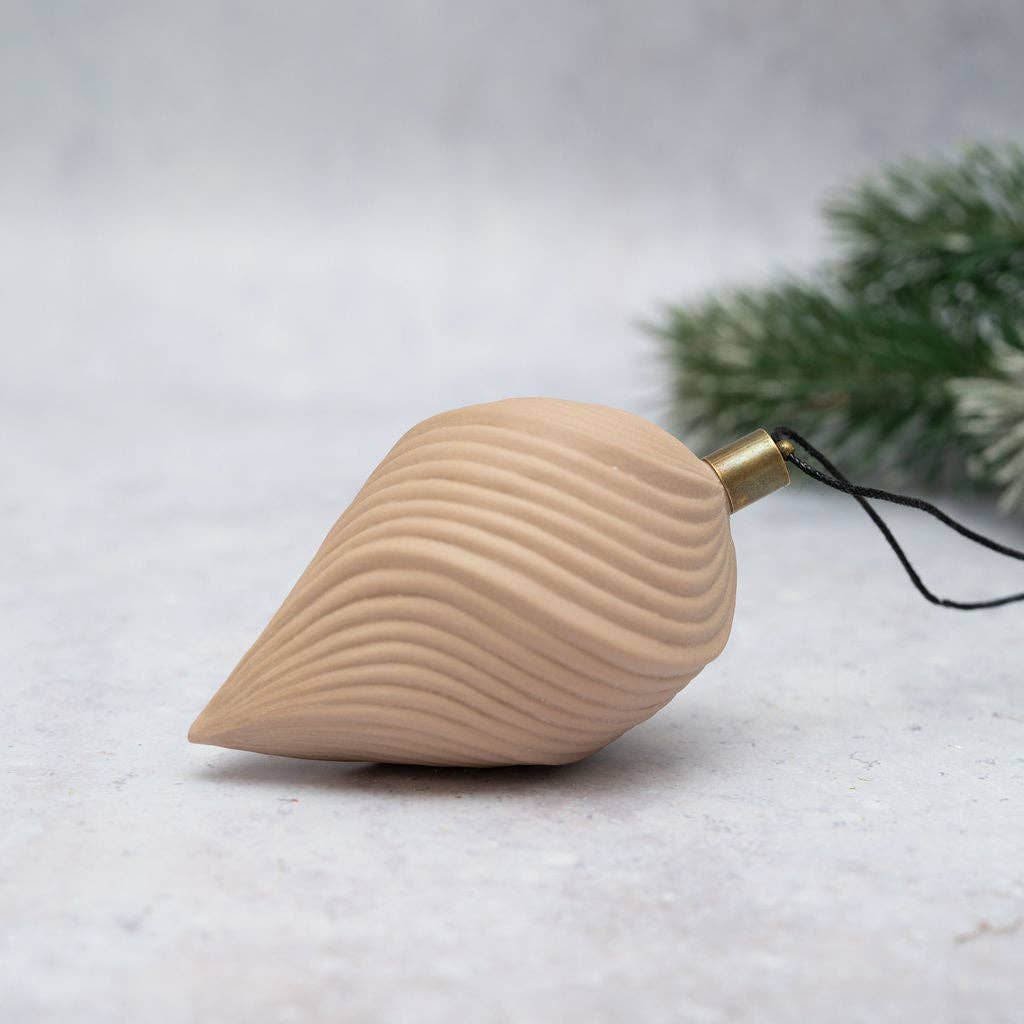 Malayah Mushroom, Bone China Bauble