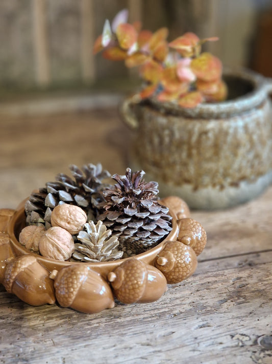 Ceramic Acorn Bowl