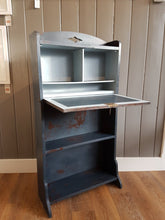 Load image into Gallery viewer, Oak writing Bureau Bookcase.