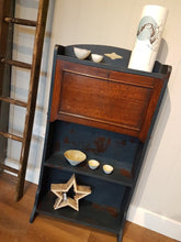 Load image into Gallery viewer, Oak writing Bureau Bookcase.