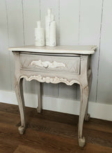 Load image into Gallery viewer, Mahogany Painted Bedside draw.