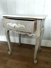 Load image into Gallery viewer, Mahogany Painted Bedside draw.