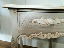 Load image into Gallery viewer, Mahogany Painted Bedside draw.