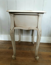 Load image into Gallery viewer, Mahogany Painted Bedside draw.