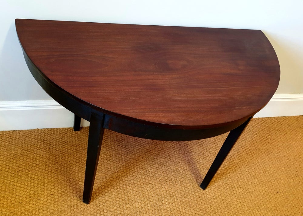 Mahogany D-End Table
