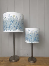 Load image into Gallery viewer, Blue flower garden lampshade