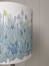 Load image into Gallery viewer, Blue flower garden lampshade