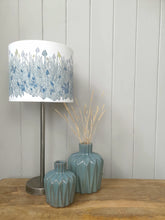 Load image into Gallery viewer, Blue flower garden lampshade