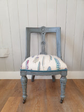 Load image into Gallery viewer, Victorian Painted and Re-Upholstered Chair