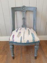 Load image into Gallery viewer, Victorian Painted and Re-Upholstered Chair