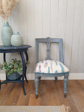 Load image into Gallery viewer, Victorian Painted and Re-Upholstered Chair