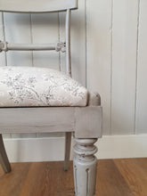 Load image into Gallery viewer, Victorian Painted & Re-Upholstered side chair