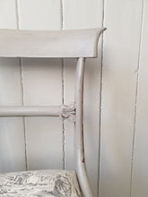 Load image into Gallery viewer, Victorian Painted & Re-Upholstered side chair