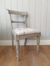 Load image into Gallery viewer, Victorian Painted & Re-Upholstered side chair