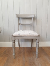 Load image into Gallery viewer, Victorian Painted & Re-Upholstered side chair