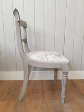 Load image into Gallery viewer, Victorian Painted & Re-Upholstered side chair