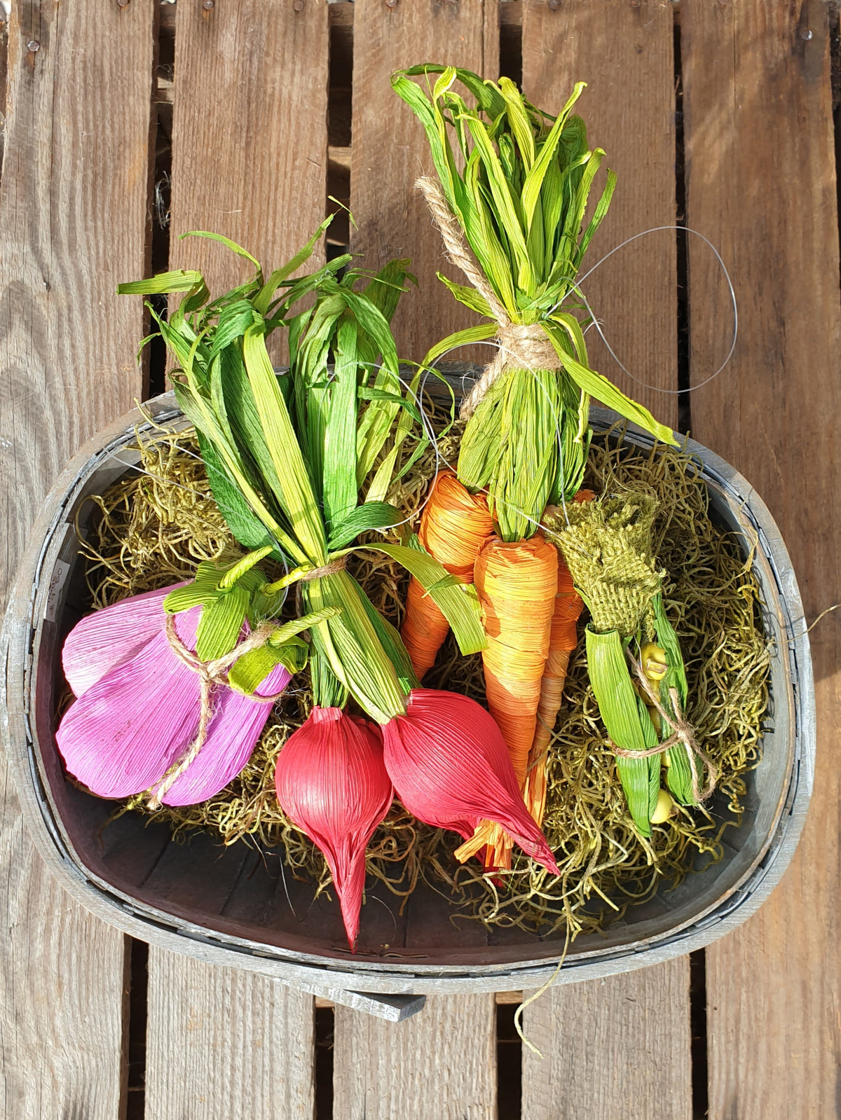 Handmade Paper Vegetables - Set of 4