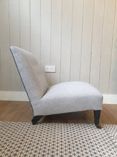 Load image into Gallery viewer, Antique Low Re-Upholstered Chair