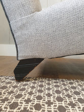 Load image into Gallery viewer, Antique Low Re-Upholstered Chair