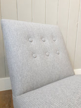 Load image into Gallery viewer, Antique Low Re-Upholstered Chair
