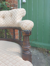 Load image into Gallery viewer, Edwardian Mahogany Upholstered Tub Chair