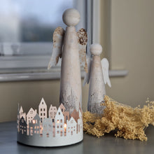 Load image into Gallery viewer, Rustic Wooden Angel Christmas Ornament - 2 Sizes